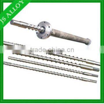 China single screw and barrel for extruder machine/38CrMoAlA screw barrel for PP PVC PE ABS