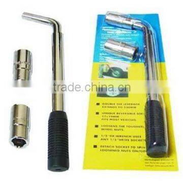 L type telescopic wheel wrench