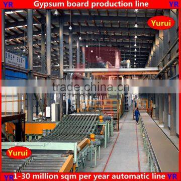 1-30 million china factory automatic paper surface gypsum board manufacturers in uae