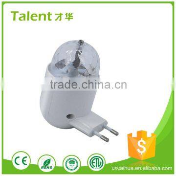 Talent 3W Colorful Auto Rotating RGB disco night light