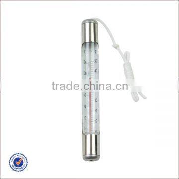 Chromed Plated Thermometer With Cord