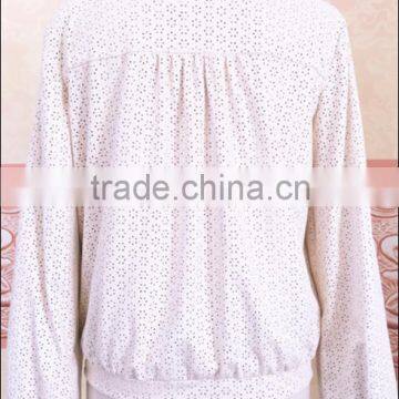 Newest Fashion Girls Pig Suede Jacket Dyed Color With Square Shaped Hole photo-4