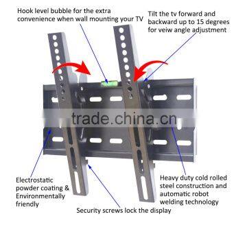 Hot Sale Tilt 30 Degrees Sliding tv Mount Bracket With Vertical Adjustment Lcd Led Plasma tv Wall Mount for up to 42 Inch Screen photo-2