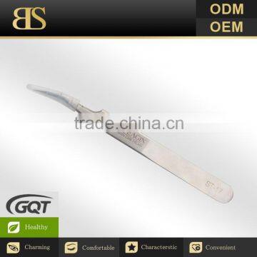 Eyelash Extension Stainless steel Professional Bended Tweezer