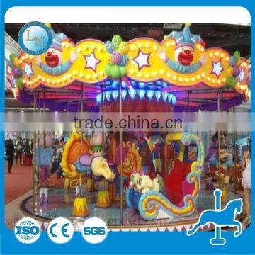 Amusement Park Carousel Ride Kids Fairground Merry go Round Carousel Horse for Sale
