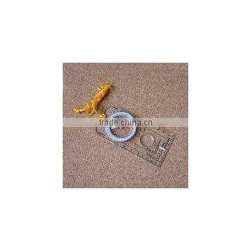 Compass,Plastic compass,Map compass,camping compass ruler with magnifier