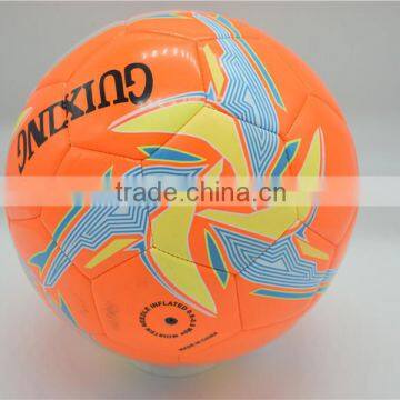 Size 5 Machine Sewing PVC Leather Football Ball photo-3