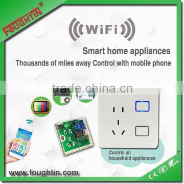 Wifi Smart Switch Socket With Light 5pin Wall Socket photo-5