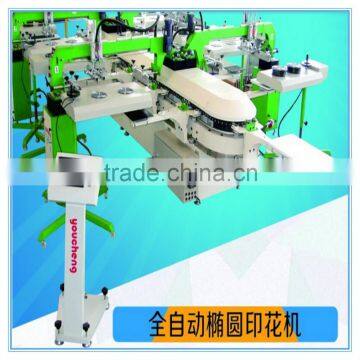 Automatic 12 Colors Oval Type Screen Printing Machine for Sale