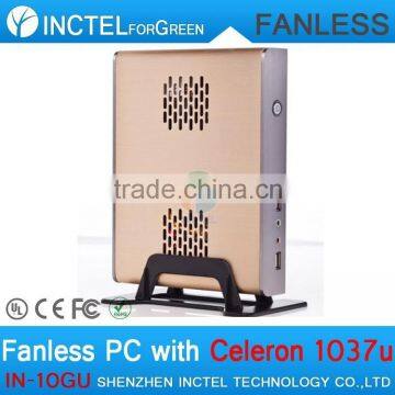 Fanless Mini PC Systems Full Alluminum With Intel Celeron Dual Core C1037U 1.8GHz 2G RAM HD Graphics photo-4