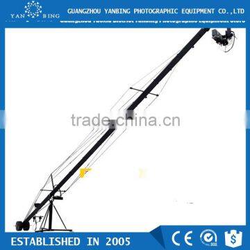 Professional 10m TV camera crane square jimmy jib cranes for video shooting