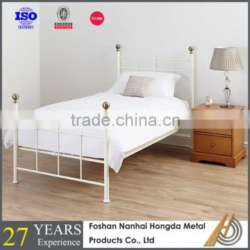 Beautiful soft Italian furniture metal single bed