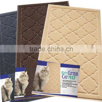 PVC Pet Food Placemat Cat Litter Catcher Mat,dog paw cleaning mat