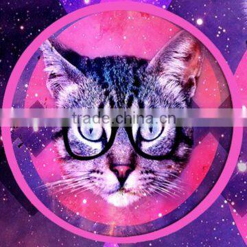 cheap custom sale animal cat printed drinking beer coasters