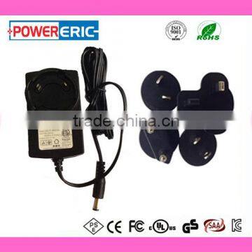 6V1.5A Interchangable Lead acid battery charger with UL 1310 approvaled