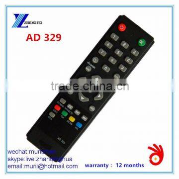 ZF Black 32 Colorful Rubber Keys PSI AD 329 Satellite Receiver REMOTE CONTROL for Thailand Market