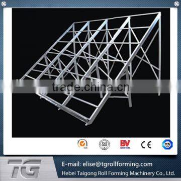 Solar photovoltaic stand system roll forming machinery reached quality acceptance standards