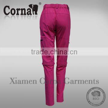 New Design Women Camping Outdoor Durable Elastic Sweat Pants photo-3
