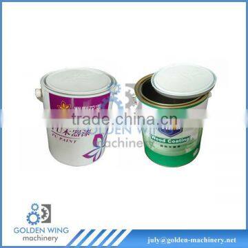 Semi Automatic welding machine used for 1-5 Liters/gallon Round Pail bucket Tin Can Making Line