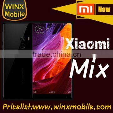 Original Xiaomi Mi Mix 6.4 inch Full Screen 18k Gold 256GB/128GB ROM 6GB/4GB RAM Snapdragon 821 CPU 4G Smart phone