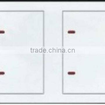 4 Gang 2way full-flat switch with LED CXA48120 wall switch