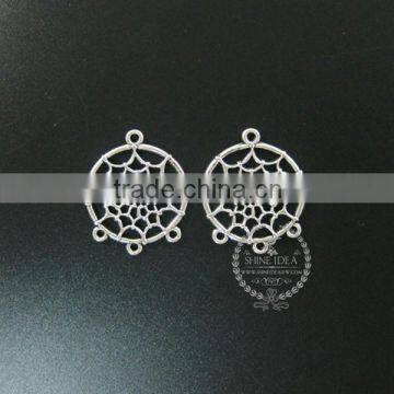 28*33mm antiqued silver Indian dream catcher net spider meb DIY pendant charm supplies findings 1820277