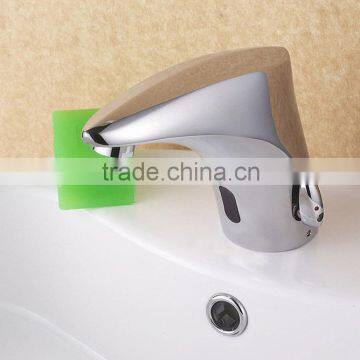 Hot and cold inductive sensor faucet brass single handle automatic basin tap