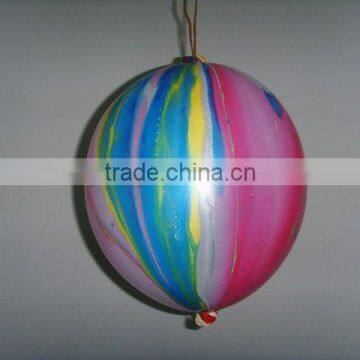 rainbow color punch balloon