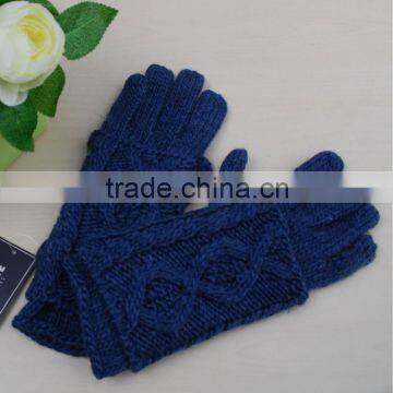 winter custom fashion wool gloves mitten