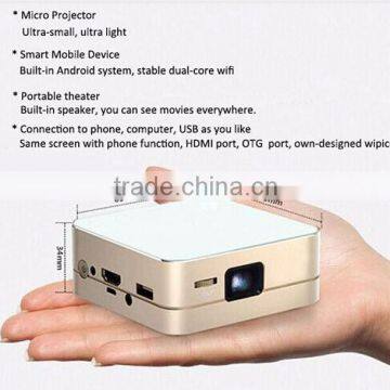 Portable Bluetooth Projector HDMI/MHL Dlp Link Home Theater 4K full hd 1080p 3d led projector