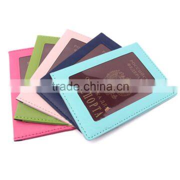 Transparent Russia Passport Cover PU Leather Clear Card ID Holder Case for Travelling Passport Bags 9 Colors photo-4