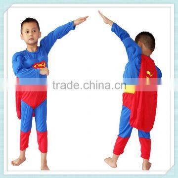 Fashion sexy costume cosplay costume super hero costume with muscle tank tops super heroes clothes deluxe muscle chest superman