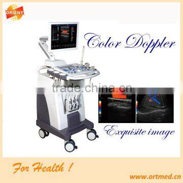 15 inch Full digital diagnostic pregnancy trolley Ultrasound Scanner