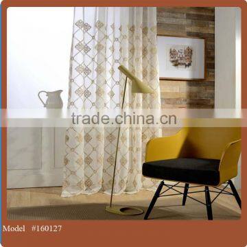 Wholesale Turkey embroidery curtains voile home ready