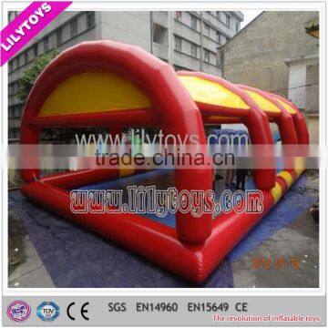 Outdoor large inflatable swimming pool with tent