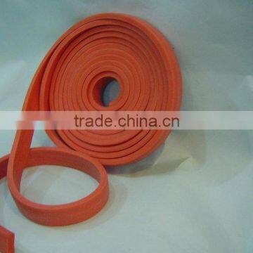 high temperature red silicone soft rubber gasket