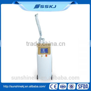 Skin Tightening 2016 New Laser Co2 Mole Removal Fractional Laser Vaginal Rejuvenation Machine FDA Approved Medical