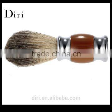 Cheap Wooden Beard Brush Custom Logo Synthetic Shaving Brush photo-5