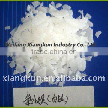 White or Slightly Yellow Magnesium Chloride Hexahydrate 98% Flakes or Granules