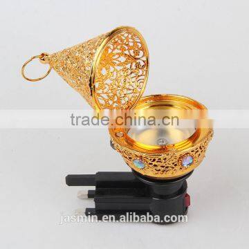 2016 New Wholesale B-G or A-G Plug Silver or Gold Electric Incense Burner