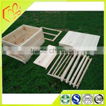 Unssembled With Wood Material Bee Hive Lanstroth Shallow Wood Frames Bee Body House