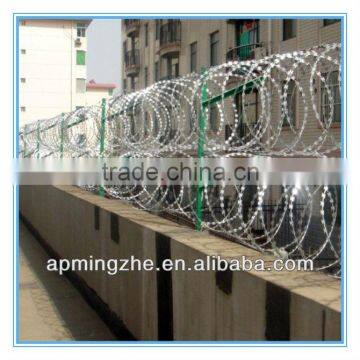 coiled razor barbed security wire