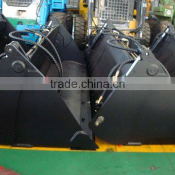 4 in 1 Bucket for Skid Loader (skid Loader Attachment,bobcat Attachment) photo-2
