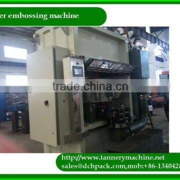 leather embossing machine used for sale