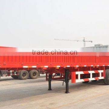 2016 China Hot Sale 3 Axle Flatbed Side Wall Semi Truck Trailer and 6x4 Sinotruk Tractor Truck photo-6