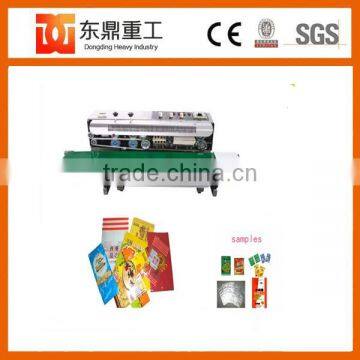 Porfessional Design Continuous Type Sealing Machine/plastic Bags Sealer Machine Price photo-2
