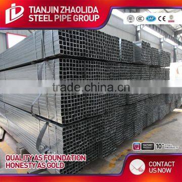 ASTM A500 Hot Dipped Galvanized Square & Rectangualr Steel Hollow Sections Price per Ton