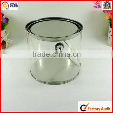 factory customed pantone plastic buckets with handle