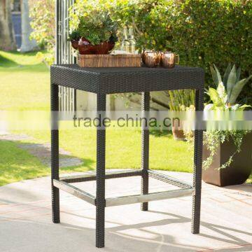 All-Weather Wicker Bar Height Dining Set for 4 Seats photo-2