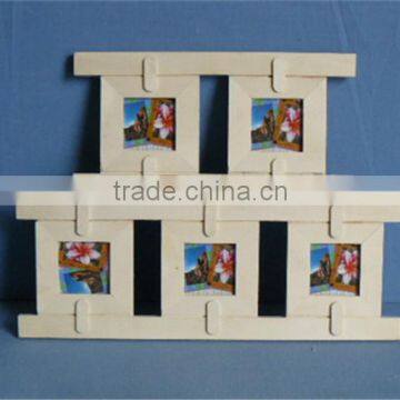 high quality unfinished wood baby collage picture photo frames